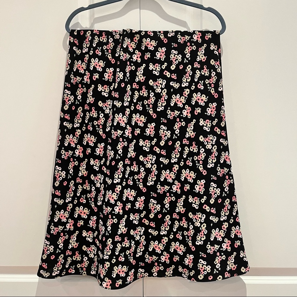 Cleo petite floral midi skirt